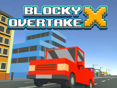 Blocky Overtake X background