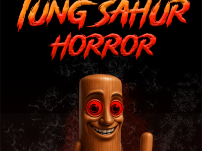 Tung Sahur Horror background